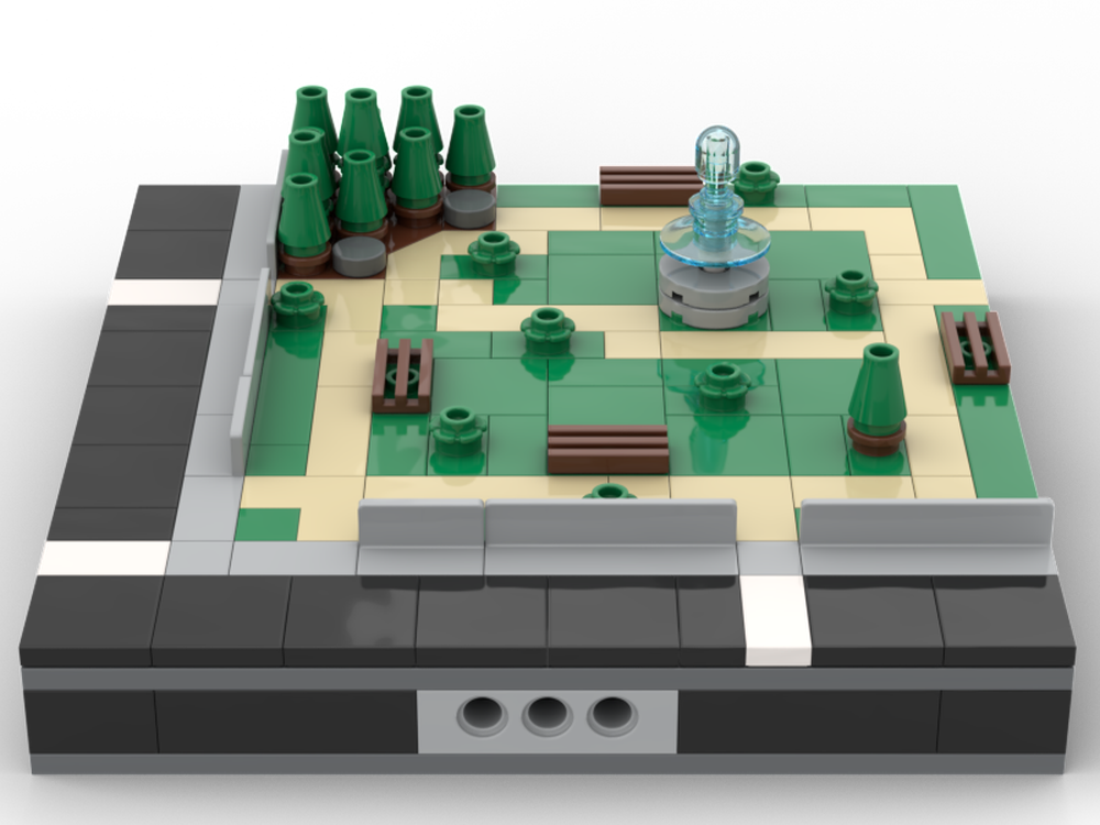 Lego Micropolis - Park (left)