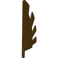 Creature Body Part, Wing 9L with Stylized Feathers / Dark Brown