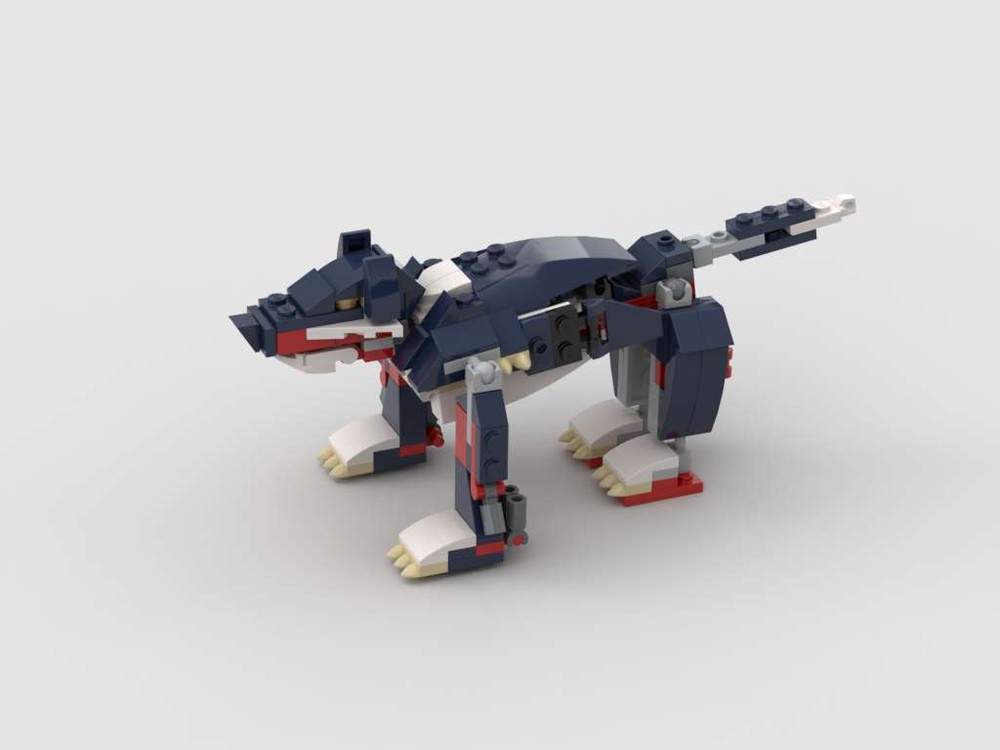 Lego Deep Blue: Wolf Transformer
