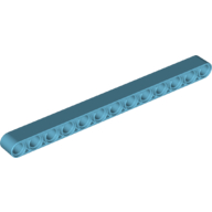 Lego Technic Beam 1 x 13 Thick / Medium Azure