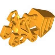 Lego Large Figure Foot, with Ball Joint Socket with Flat Top 3 x 6 x 2 1/3 / Bright Light Orange
