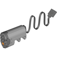 Lego Motor, Servo, Power Functions with Dark Bluish Gray Bottom / Light Bluish Gray