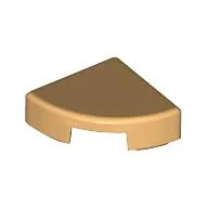 Tile Round 1 x 1 Quarter / Warm Tan
