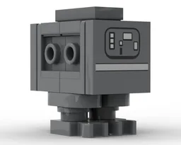 Dark Bluish Grey GNK Power droid (Reimagining of Fig-010459 from 75059-1 Sand Crawler)