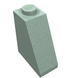 Brick Sloped 65° 2 x 1 x 2 / Sand Green