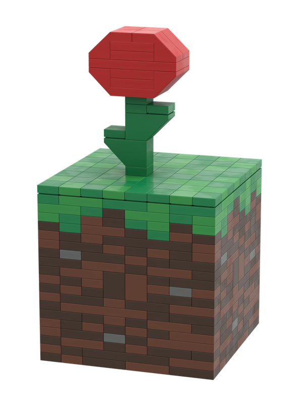 Lego Mine Craft Grass Block