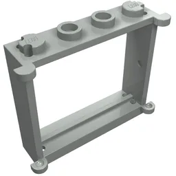 Window 1 x 4 x 3 / Light Gray