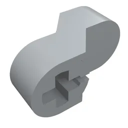 Technic Engine Crankshaft Center / Light Bluish Gray