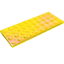 Plate 4 x 10 / Trans-Yellow
