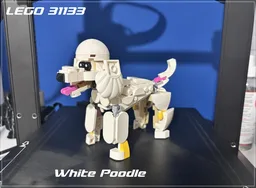 31133 White Poodle