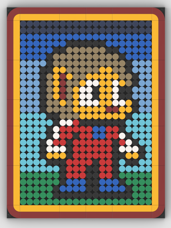 Lego Alex Kidd Pixek Art