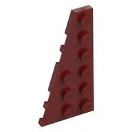 Wedge Plate 6 x 3 Left / Dark Red