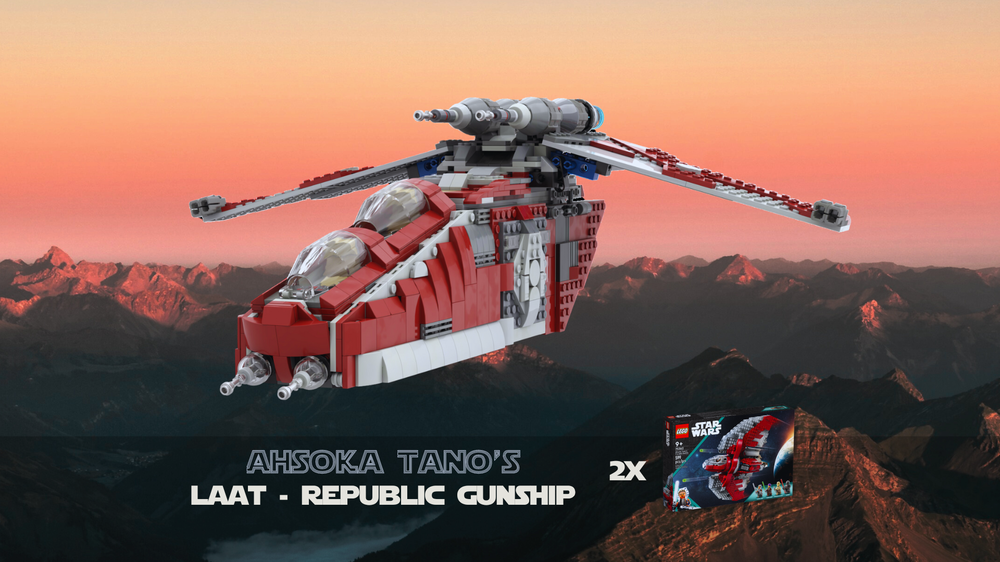 Lego Ahsoka Tano's LAAT - 2x 75362 alternative