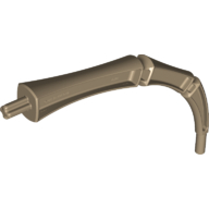 Lego Insect Body Part, Leg / Tail / Claw / Rib with Axle / Dark Tan