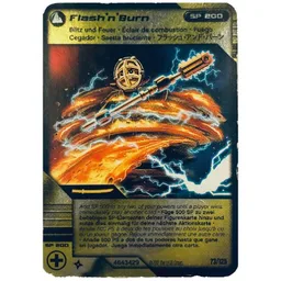 Trading Card, Ninjago Deck #2: 73 - Flash 'n' Burn - International Version / [No Color/Any Color]