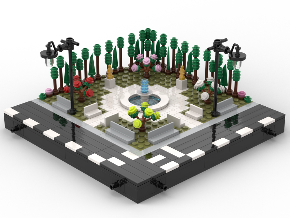 Lego Modular - Corner park