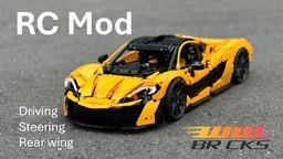 [RC] LEGO Technic 42172 McLaren P1 without extra pieces