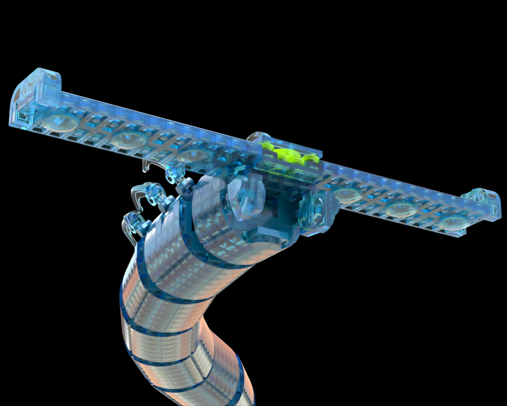Lego Ghost Leviathan from Subnautica