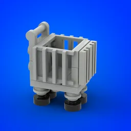 Standing Shopping Cart