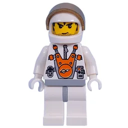 Mars Astronaut, Stubble, Printed Hair
