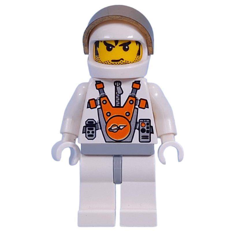 Lego Mars Astronaut, Stubble, Printed Hair