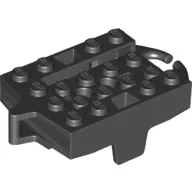 Vehicle Base, Roller Coaster Car 4 x 5 / Black