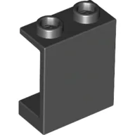 Panel 1 x 2 x 2 [Hollow Studs] / Black
