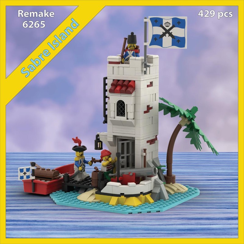 Lego 6265 Sabre Island Remake