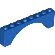 Lego Brick Arch 1 x 8 x 2 / Blue