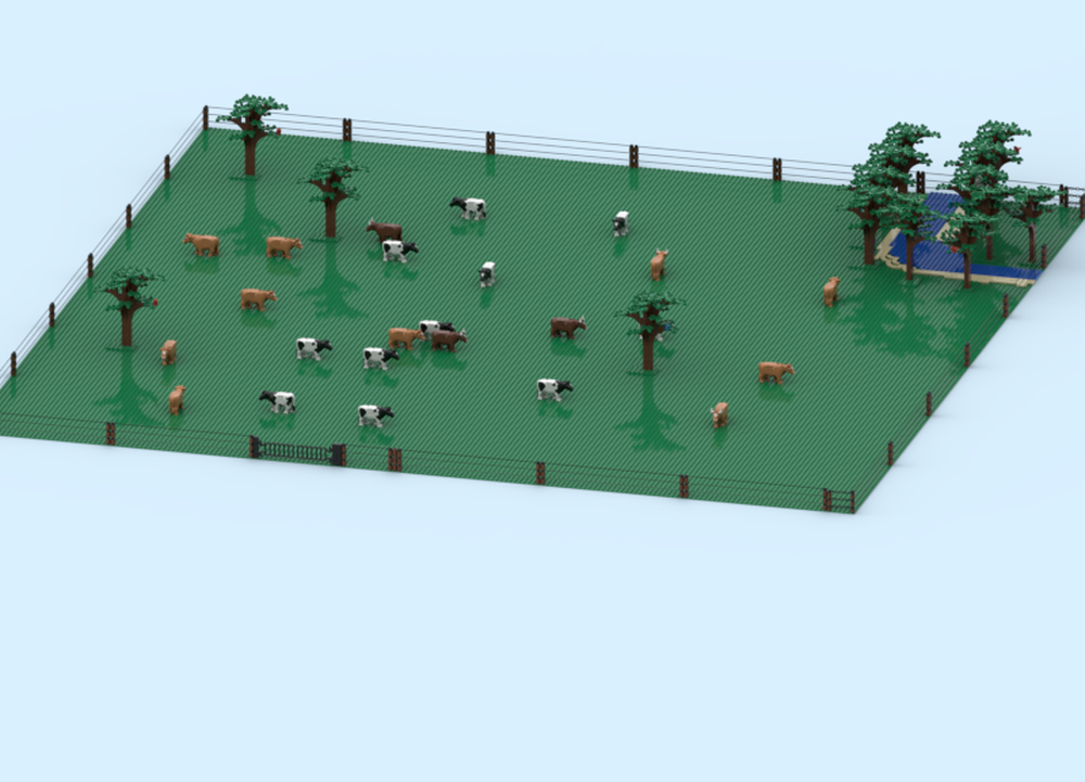 Lego Cow Pasture