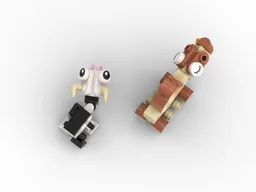 Camel and cow