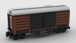 Wagon à bestiaux - Cattle Car - MOC