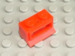 Window 1 x 2 x 1, Extended Lip, Solid Stud [with Glass]