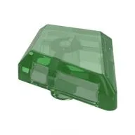 Tile Special 1 x 2 Diamond Plain / Trans-Green