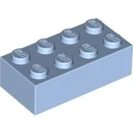 Brick 2 x 4 / Bright Light Blue