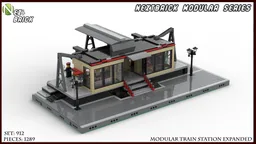 NEXTBrick System Modular Train Station