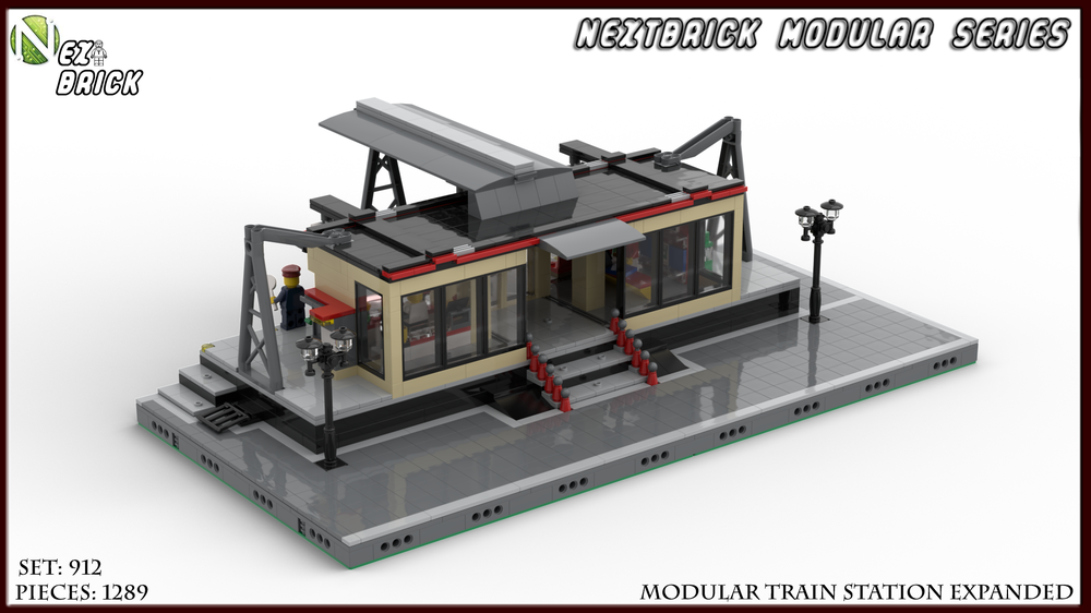 Lego NEXTBrick System Modular Train Station