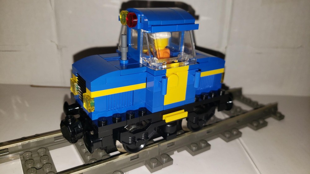 Lego 9V Diesel Shunter "Baby Blue"