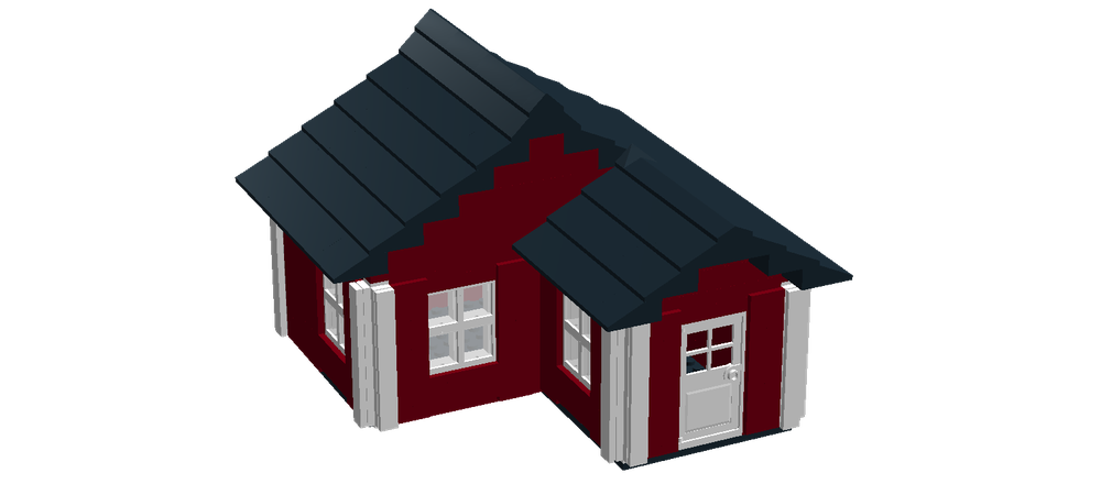 Lego small swedish summer house