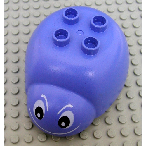 Lego Duplo Animal Spider Body with Face Print / Medium Bluish Violet