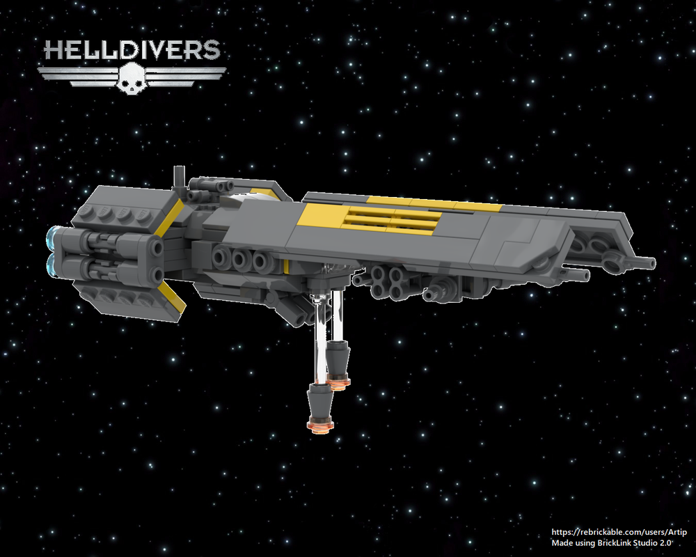 Lego Helldivers 2 - Super Destroyer (UCS Venator Scale)