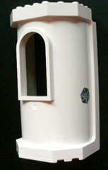 Lego Belville Wall, Tower with Window with Snowflake Pattern on Outside (Sticker) - Set 7581