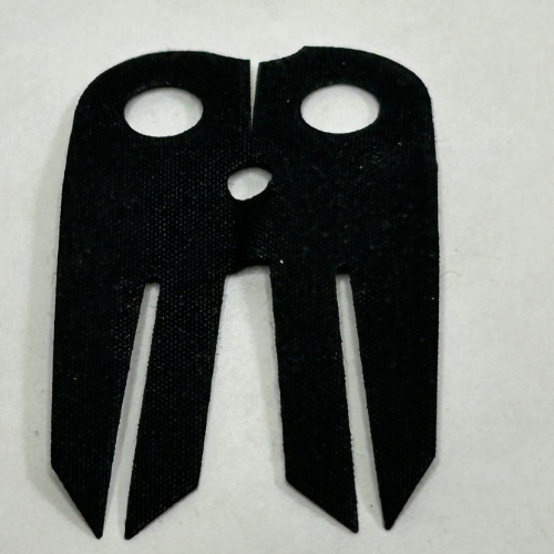 Lego Neckwear Cape, Four Long Points Print / Black