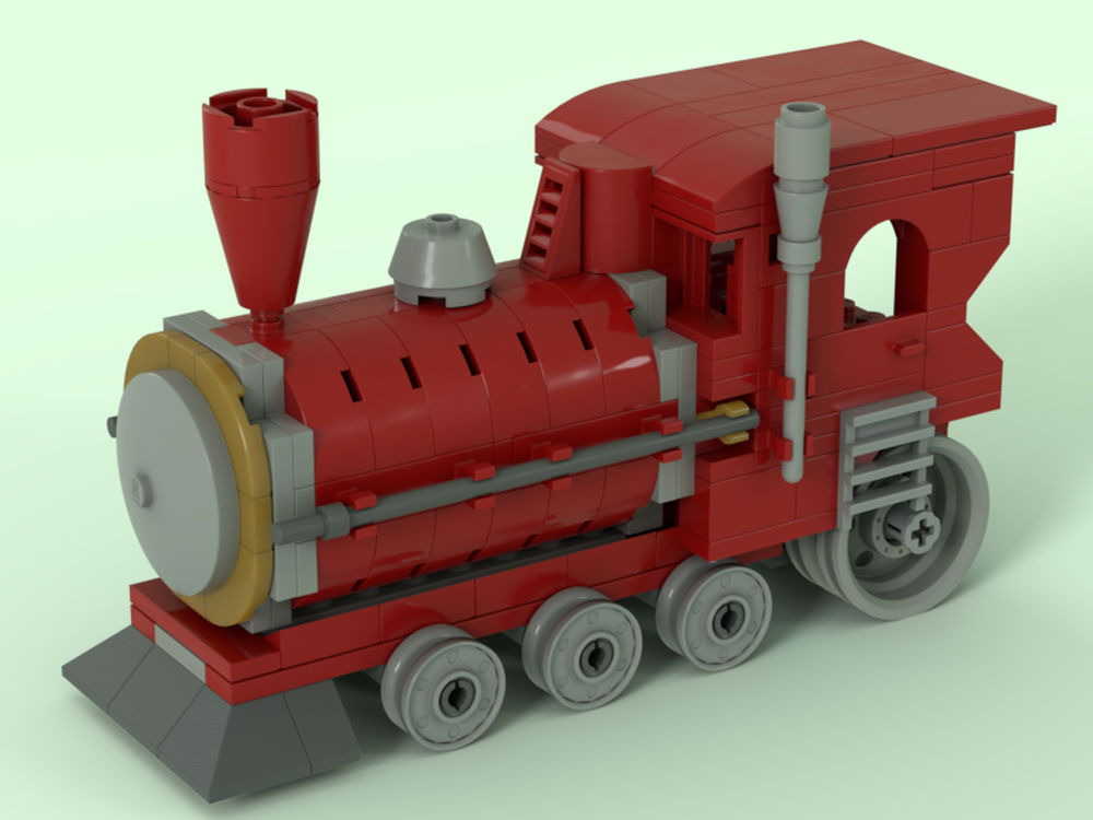 Lego Red Locomotive