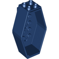 Lego Sarcophagus / Coffin 2 x 4 x 6 Bottom / Dark Blue