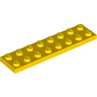 Plate 2 x 8 / Yellow