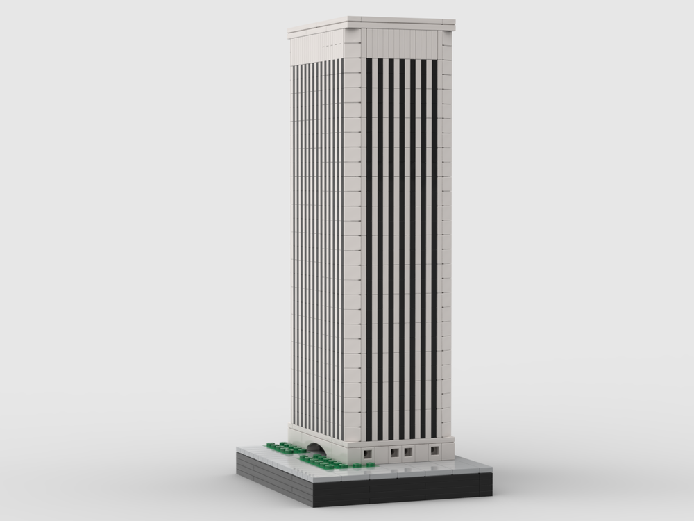 Lego Torre Picasso at 1/650th Scale