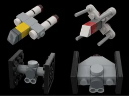Micro Star Wars Trench Run
