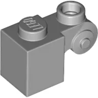 Brick Special 1 x 1 with Scroll with Open Stud / Light Bluish Gray