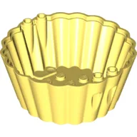 Cup Cake Form 8 x 8 x 3 / Bright Light Yellow